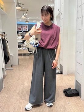 「アイテム（チョーカー）」を使った、yurie0407さん（レディース・154cm）の夏コーディネート
