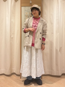 愛さん(レディース・156cm)の冬コーディネート