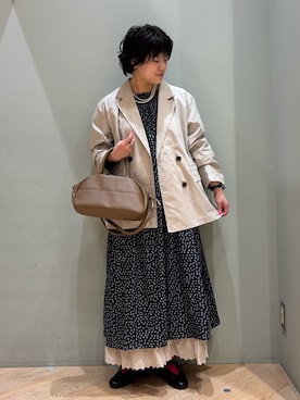 愛さん(レディース・156cm)の冬コーディネート