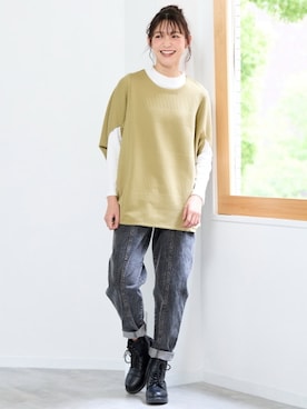 nissen Smile Modelsさん（レディース・170cm）の夏コーディネート