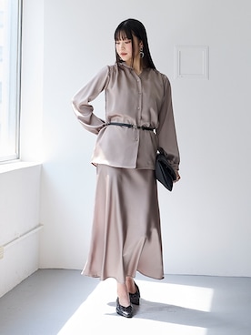 nissen Smile Modelsさん（レディース・166cm）の夏コーディネート