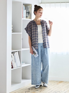 nissen Smile Modelsさん（レディース・167cm）の春コーディネート