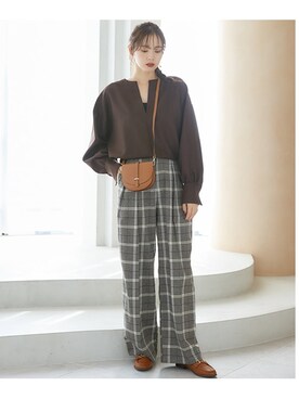 nissen Smile Modelsさん（レディース・166cm）の秋コーディネート