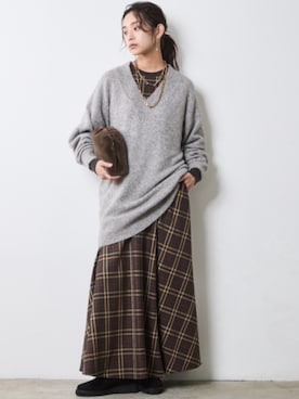 nissen Smile Modelsさん(レディース・163cm)の秋コーディネート