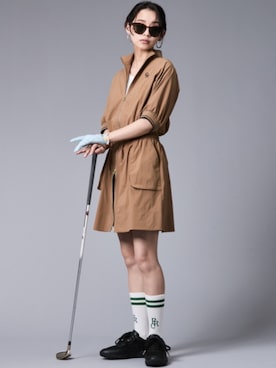 「CHIC STYLE」｜「アイテム（ワンピース/ドレス）」を使った、nissen Smile Modelsさん（レディース・163cm）の春コーディネート