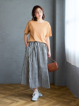 nissen Smile Modelsさん（レディース・160cm）の春コーディネート