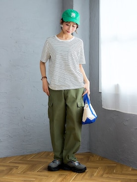 nissen Smile Modelsさん（レディース・160cm）の春コーディネート