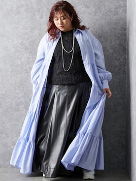 nissen Smile Modelsさん（レディース・155cm）の冬コーディネート