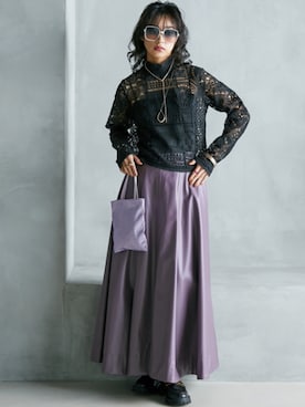 nissen Smile Modelsさん（レディース・163cm）の冬コーディネート