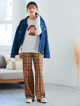 nissen Smile Modelsさん（レディース・165cm）の秋コーディネート