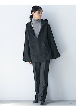 「CHIC STYLE」｜「アイテム（チュニック）」を使った、nissen Smile Modelsさん（レディース・163cm）の秋コーディネート