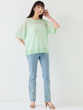 nissen Smile Modelsさん（レディース・166cm）の春コーディネート