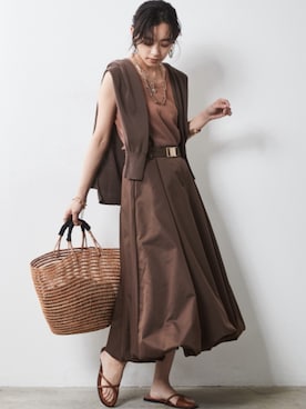 nissen Smile Modelsさん(レディース・163cm)の夏コーディネート