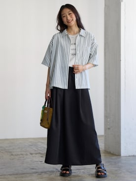 nissen Smile Modelsさん（レディース・166cm）の春コーディネート