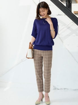 nissen Smile Modelsさん（レディース・168cm）の春コーディネート