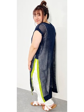 nissen Smile Modelsさん(レディース・155cm)の夏コーディネート