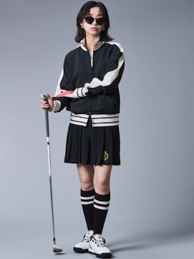 「レギュラー」｜「アイテム（ジャージ）」を使った、nissen Smile Modelsさん（レディース・163cm）の夏コーディネート
