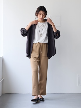 nissen Smile Modelsさん（レディース・170cm）の夏コーディネート