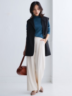 nissen Smile Modelsさん（レディース・163cm）の冬コーディネート