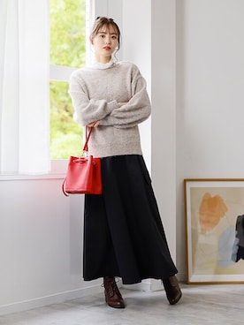 nissen Smile Modelsさん（レディース・167cm）の秋コーディネート