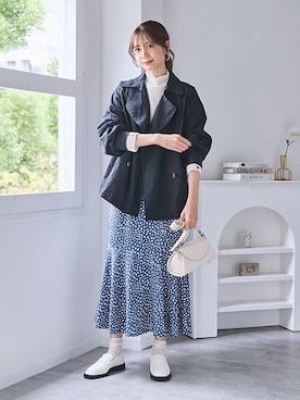 nissen Smile Modelsさん（レディース・165cm）の冬コーディネート