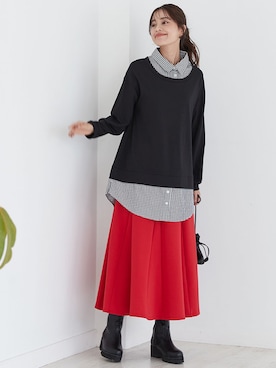 nissen Smile Modelsさん（レディース・162cm）の夏コーディネート