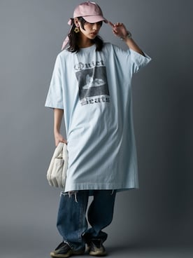 「GEVS.（ジェイヴィス）のアイテム（ワンピース/ドレス）」を使った、nissen Smile Modelsさん（レディース・163cm）の春コーディネート