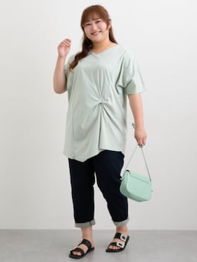 nissen Smile Modelsさん（レディース・160cm）の夏コーディネート