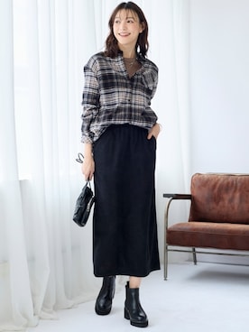 nissen Smile Modelsさん（レディース・170cm）の秋コーディネート