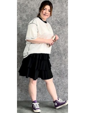 nissen Smile Modelsさん（レディース・172cm）の春コーディネート