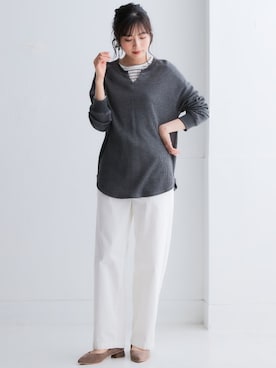 nissen Smile Modelsさん（レディース・164cm）の夏コーディネート