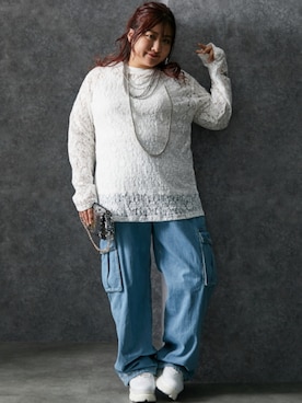 nissen Smile Modelsさん（レディース・155cm）の冬コーディネート