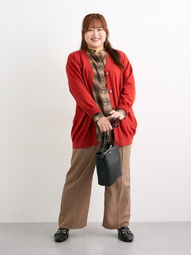 「nissen（ニッセン）のアイテム」を使った、nissen Smile Modelsさん（レディース・160cm）の秋コーディネート