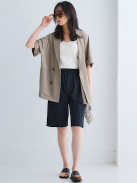 「レディースファッション」｜nissen Smile Modelsさん（レディース・165cm）の春コーディネート