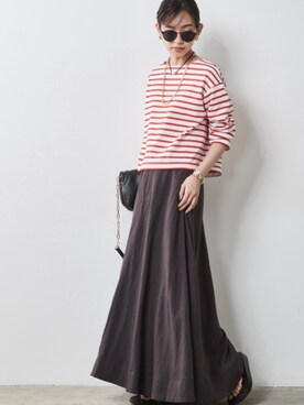 nissen Smile Modelsさん（レディース・163cm）の春コーディネート