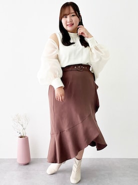 nissen Smile Modelsさん(レディース・158cm)の秋コーディネート