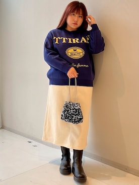 nissen Smile Modelsさん（レディース・155cm）の秋コーディネート