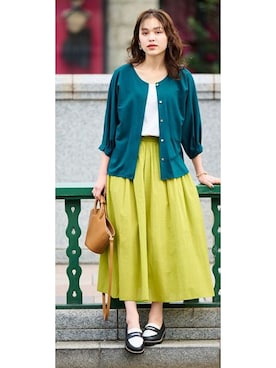 nissen Smile Modelsさん（レディース・167cm）の春コーディネート