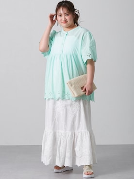 nissen Smile Modelsさん（レディース・160cm）の春コーディネート