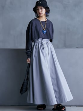 nissen Smile Modelsさん（レディース・163cm）の春コーディネート