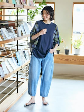 nissen Smile Modelsさん（レディース・166cm）の春コーディネート