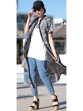 nissen Smile Modelsさん(レディース・167cm)の夏コーディネート