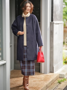 nissen Smile Modelsさん（レディース・168cm）の秋コーディネート