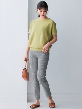 nissen Smile Modelsさん（レディース・166cm）の春コーディネート