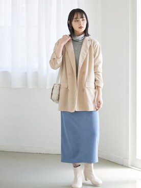 nissen Smile Modelsさん（レディース・165cm）の秋コーディネート