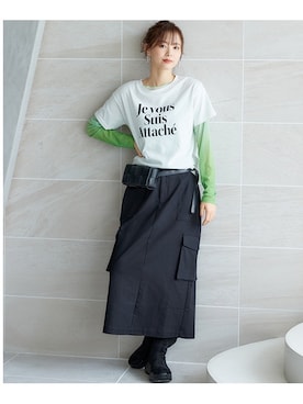 nissen Smile Modelsさん（レディース・166cm）の秋コーディネート