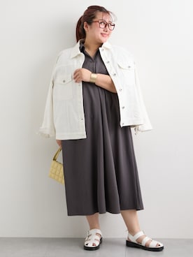 「nissen（ニッセン）のアイテム」を使った、nissen Smile Modelsさん（レディース・155cm）の春コーディネート