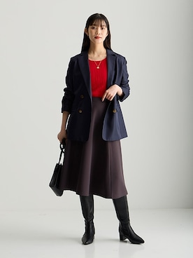 nissen Smile Modelsさん（レディース・166cm）の秋コーディネート