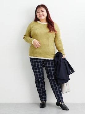 nissen Smile Modelsさん（レディース・155cm）の冬コーディネート
