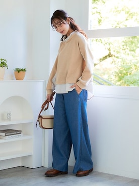 nissen Smile Modelsさん（レディース・160cm）の冬コーディネート